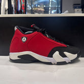 Jordan 14 Retro Gym Red Toro Size 9.5 (Lightly Worn Pre-Owned) - Image 1