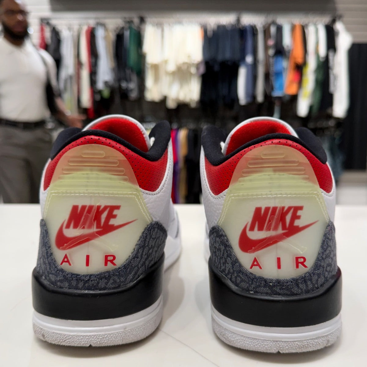 Jordan 3 Retro SE Fire Red Denim (2020) - Image 5