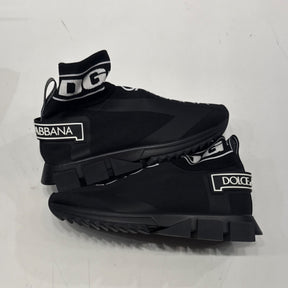 Dolce & Gabbana Sorrento cloth high trainers Size 42 (Lightly Worn Pre-Owned) - Image 2