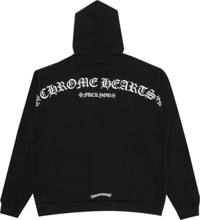 Chrome Hearts Fuck You T-Bar Sleeve Black Hoodie