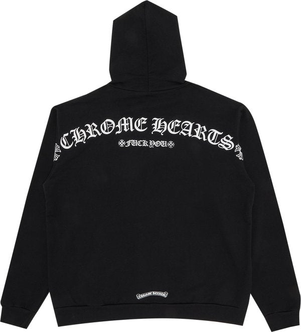 Chrome Hearts Fuck You T-Bar Sleeve Black Hoodie