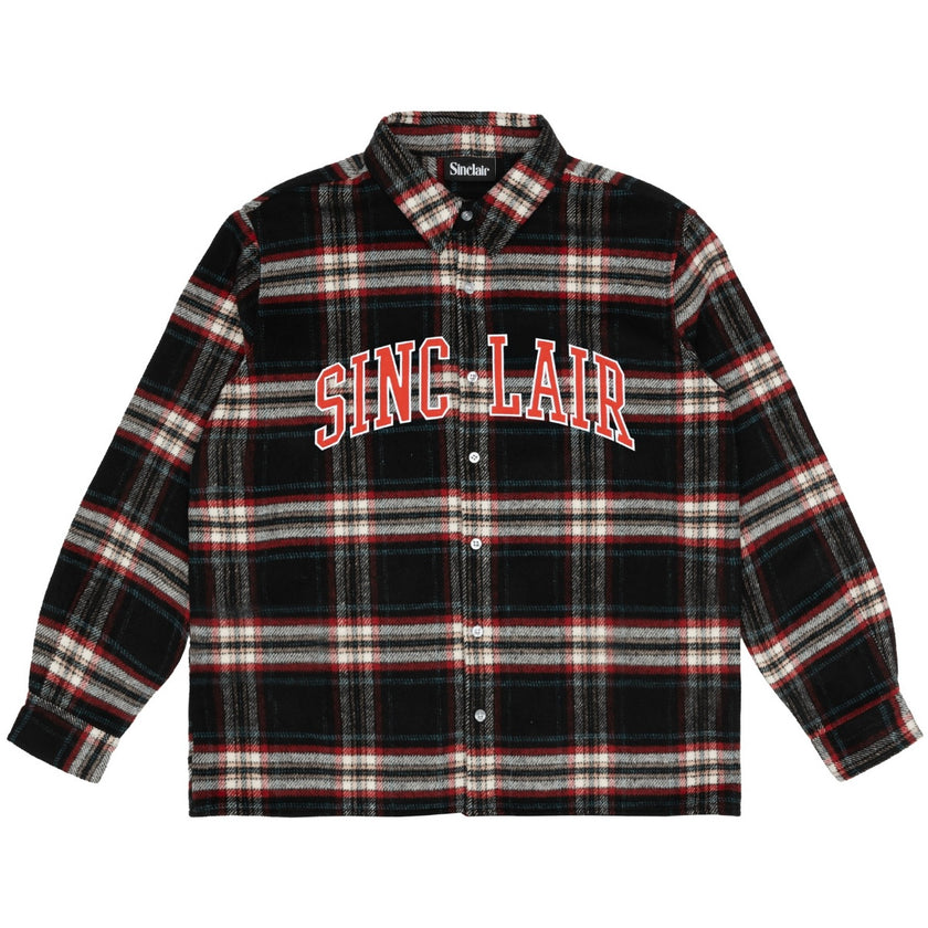 Sinclair Tackle Twill Flannel Shirt Red/Black