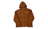 Sinclair Script Puffer Jacket 2.0 Chocolate