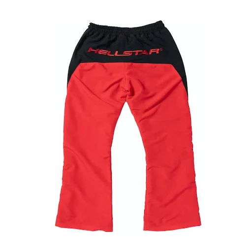 Hellstar Thriller Red Tracksuit Pants Red/Black