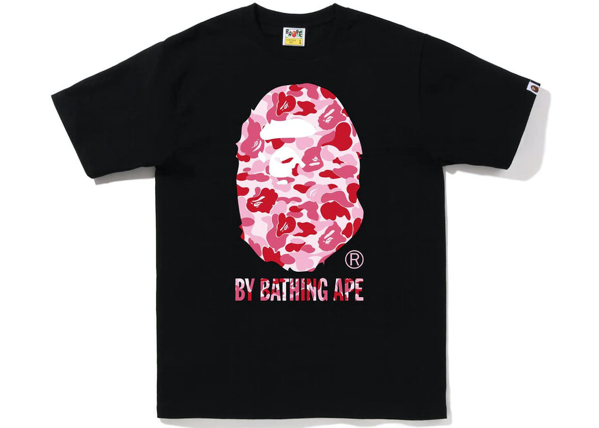 BAPE ABC Camo By Bathing Ape Tee Black/Pink