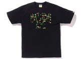 BAPE ABC Camo NYC Logo Tee Black Green