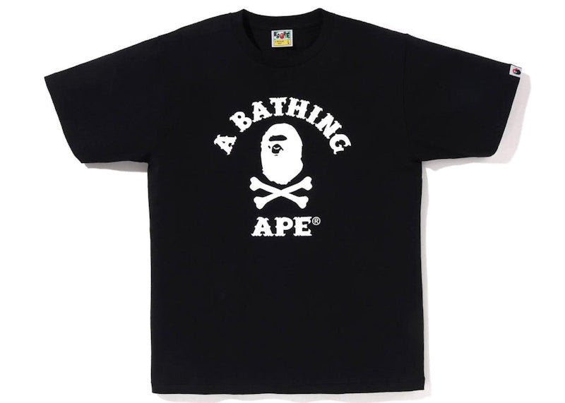 BAPE Captain Ape Crossbone Tee Black