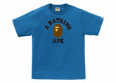 BAPE College Tee (SS24) Blue