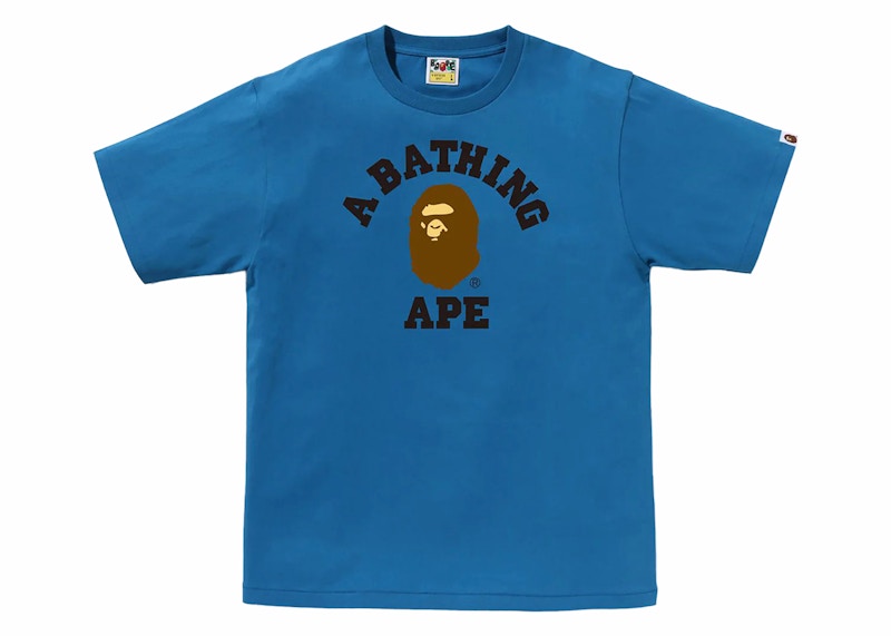BAPE College Tee (SS24) Blue