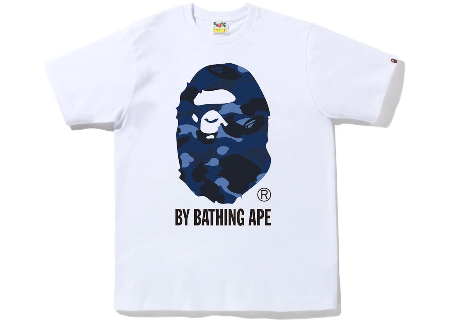 Bape Color Camo By Bathing Ape Tee White Navy