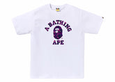 BAPE Color Camo College Tee (SS24) White/Purple