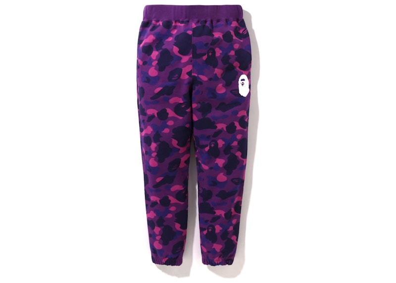 BAPE Color Camo Sweat Pants (FW22) Purple