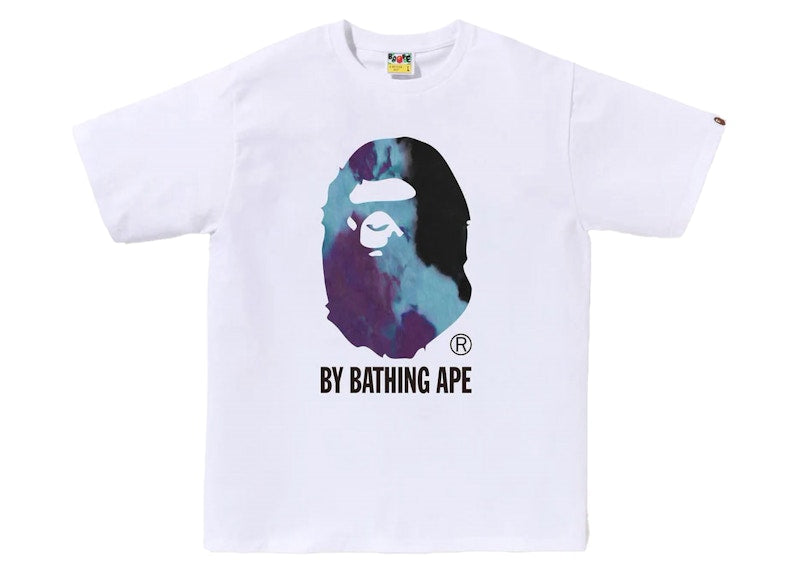 BAPE Tie Dye By Bathing Ape Tee (FW24) White/Black
