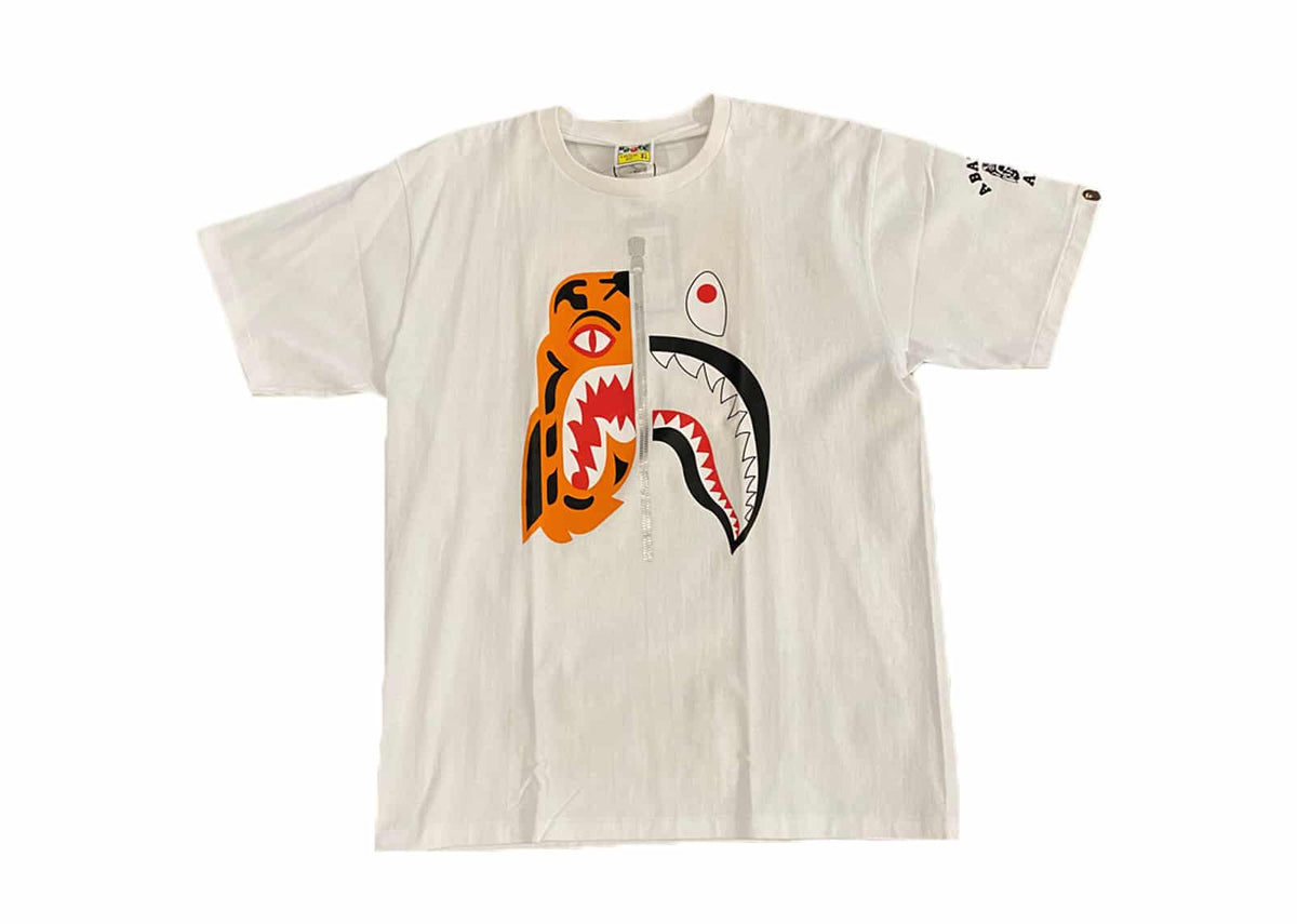 BAPE Tiger Shark Tee White