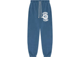 Cotton Wreath Peace University Sweatpants Blue