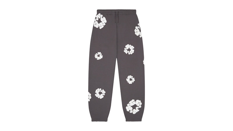 Denim Tears Cotton Wreath Sweatpants Charcoal
