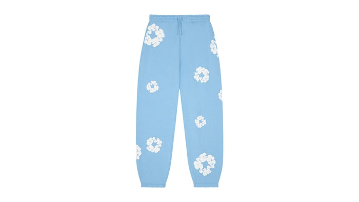 Denim Tears Cotton Wreath Sweatpants Light Blue