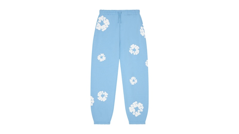Denim Tears Cotton Wreath Sweatpants Light Blue