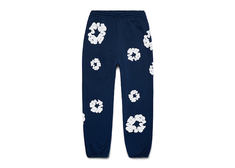 Denim Tears The Cotton Wreath Sweatpants Navy