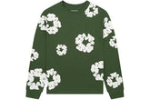 Denim Tears Long Sleeve Cotton Wreath T-shirt Green