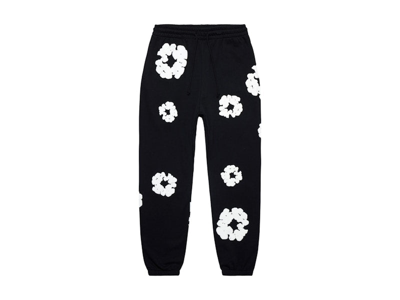 Denim Tears The Cotton Wreath Sweatpants Black