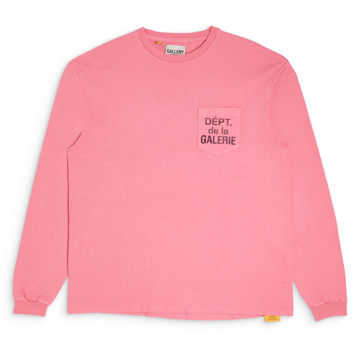 Gallery Dept De La Galerie L/S Pocket Tee - Salmon