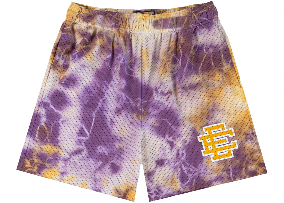 Eric Emanuel EE Basic Short Purple Tie Dye/Yellow