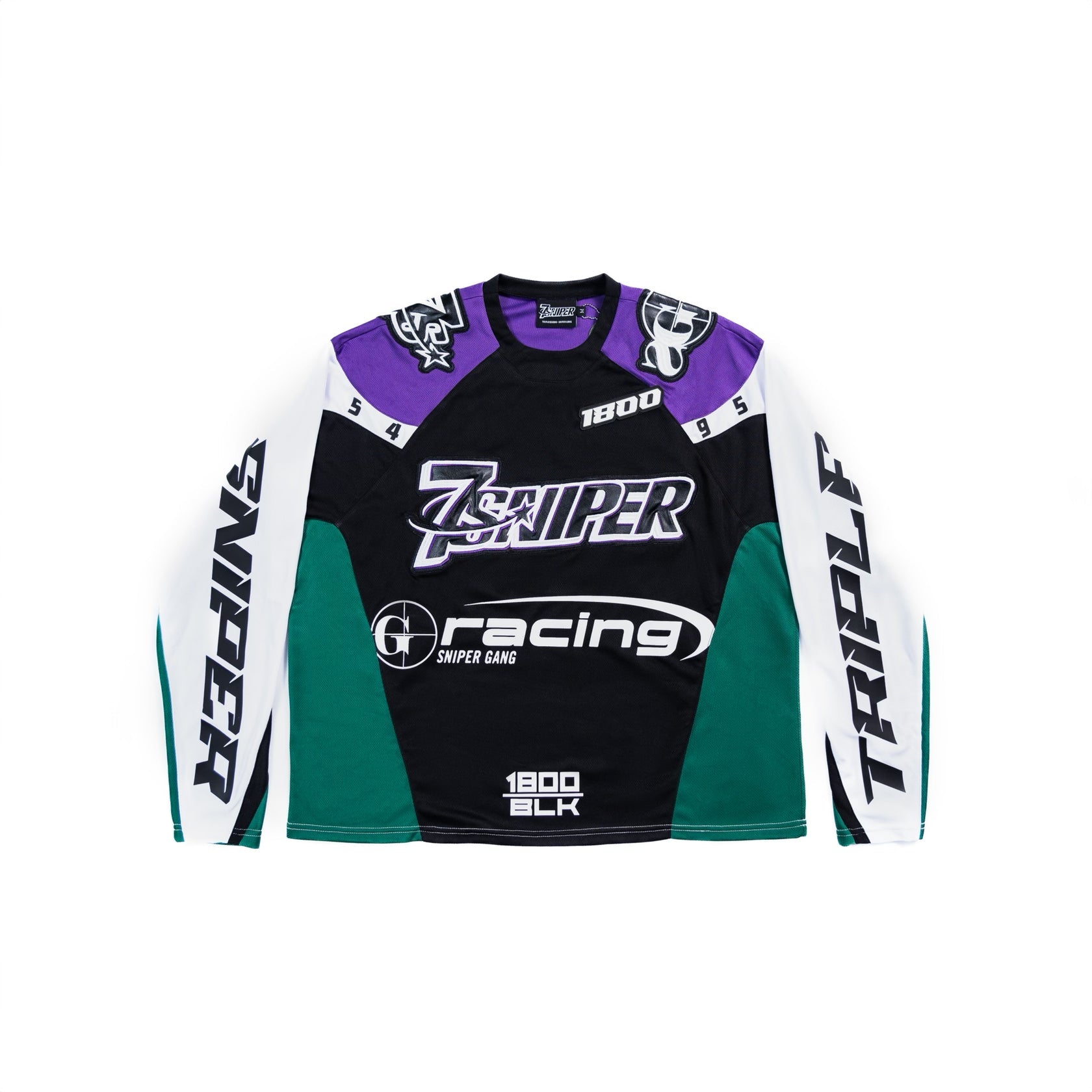 Triple Sevens Sniper Gang Racer Jersey Green/Purple