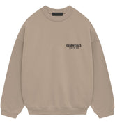 Fear of God Essentials Fleece Crewneck Desert Sand