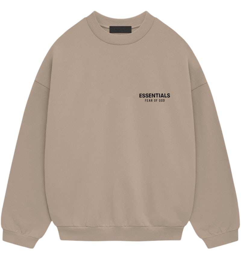 Fear of God Essentials Fleece Crewneck Desert Sand