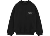 Fear of God Essentials Fleece Crewneck (FW24) Black