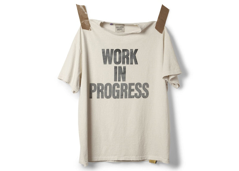 Gallery Dept. Work In Progress Tee Archival White