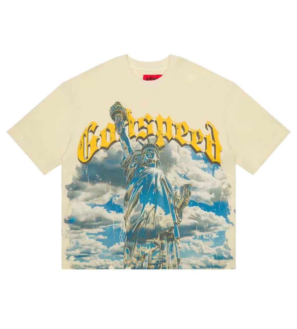 GODSPEED Chrome Liberty T-Shirt Bone