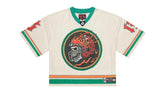 Godspeed First Down Jersey (FW25) Bone/Teal/Orange