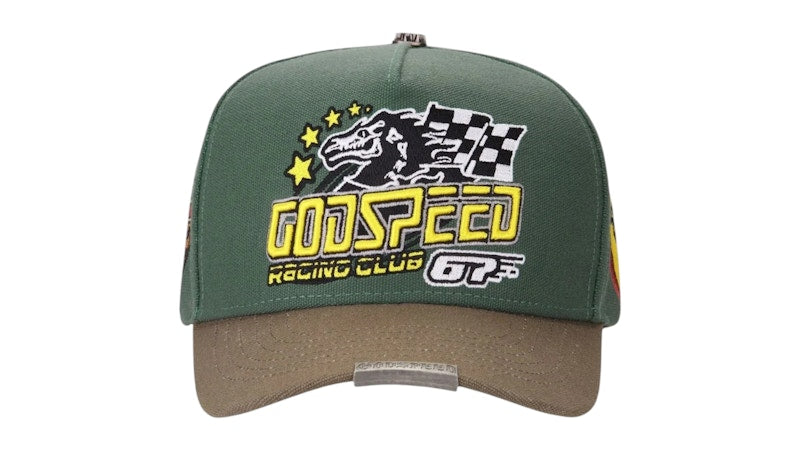 Godspeed GRC Members Snapback Hat Green/Brown