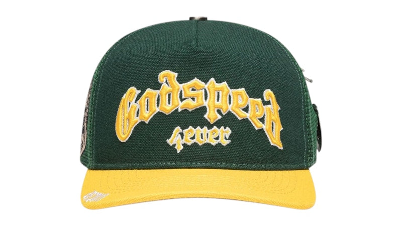 Godspeed GS Forever Trucker Hat Green/Yellow