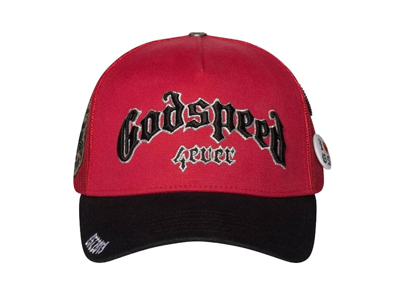 Godspeed GS Forever Trucker Hat Red/Black