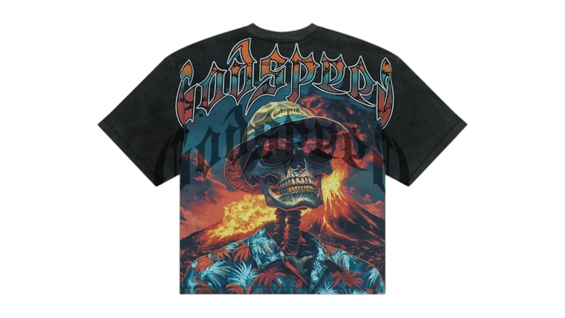 Godspeed Natural Disaster T-shirt Black Wash