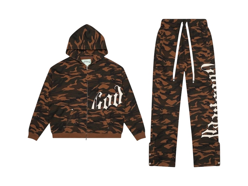 Godspeed OG Logo Sweatsuit Brown Camo