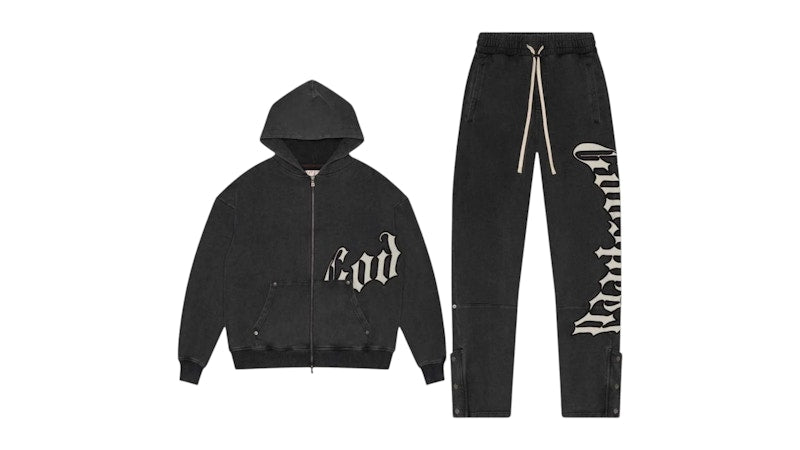 Godspeed OG Logo V2 Sweatsuit Black Wash