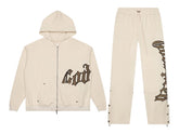 Godspeed OG Logo V2 Sweatsuit Creme/Brolive