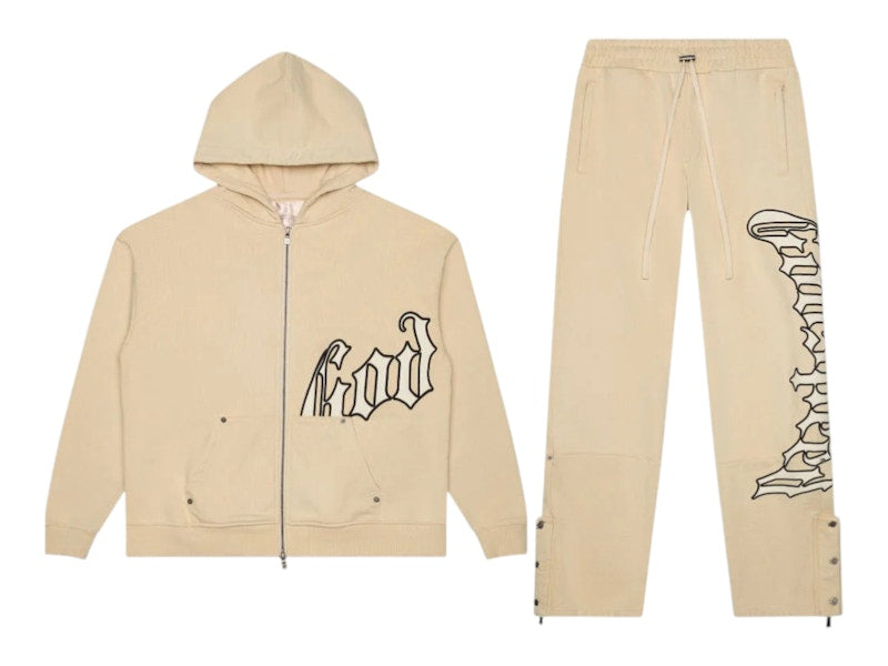 Godspeed OG Logo V2 Sweatsuit Creme