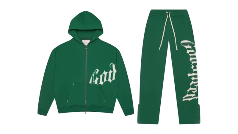 Godspeed OG Logo V2 Sweatsuit Green/White