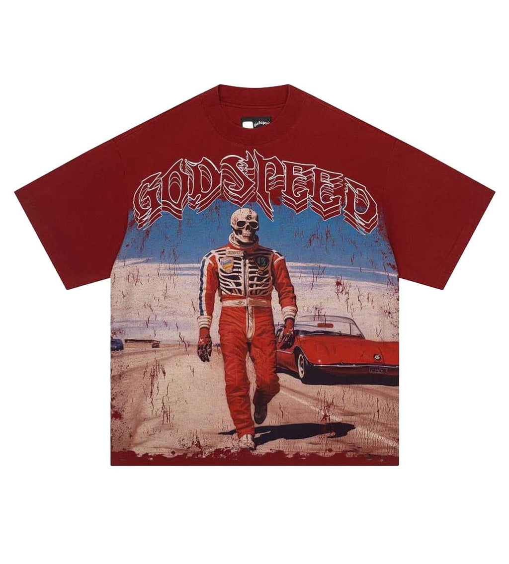 GODSPEED Speed Racer T-Shirt Crimson