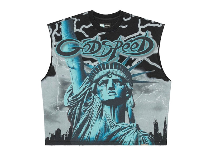 Godspeed Voltage Sleeveless T-shirt Grey