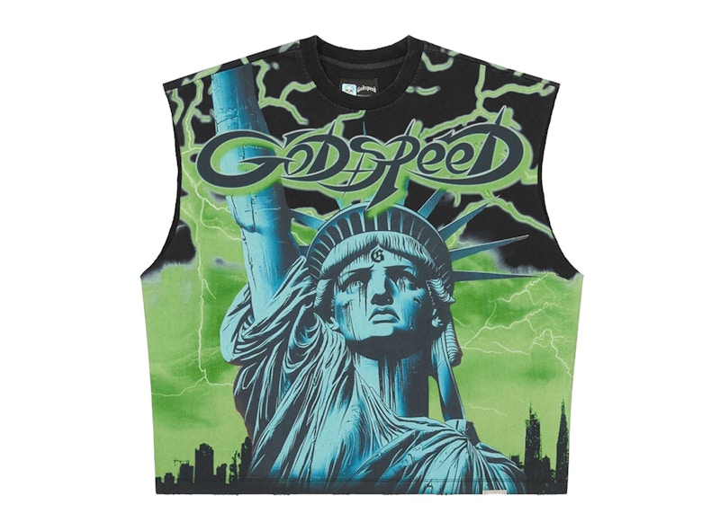 Godspeed Voltage Sleeveless T-shirt Lime