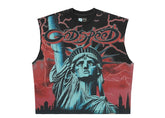 Godspeed Voltage Sleeveless T-shirt Red
