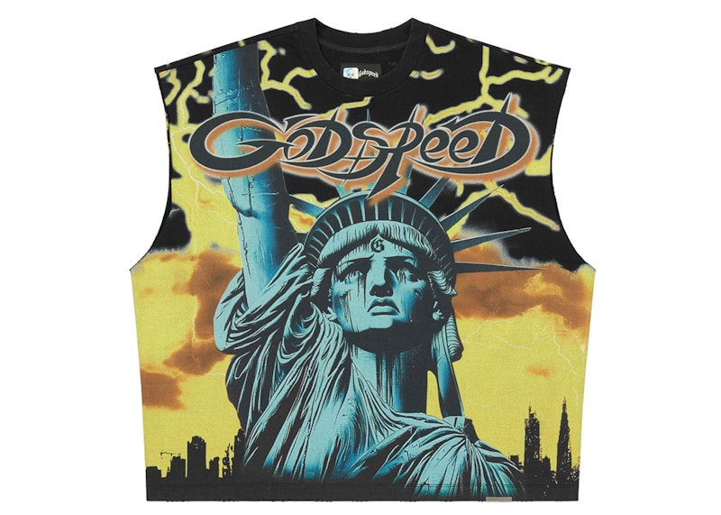 Godspeed Voltage Sleeveless T-shirt Yellow