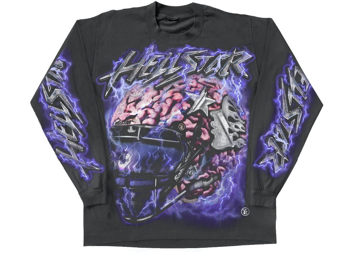 Hellstar Powered By The Star L/S Tee Black