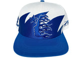 Hellstar Shark Teeth Snapback Off White/Royal Blue